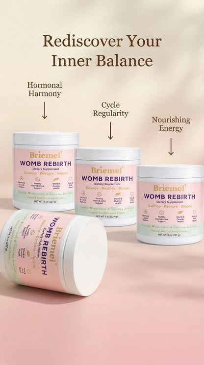 Womb Rebirth – Hormone & Cycle Support Powder (8 oz) Briemel