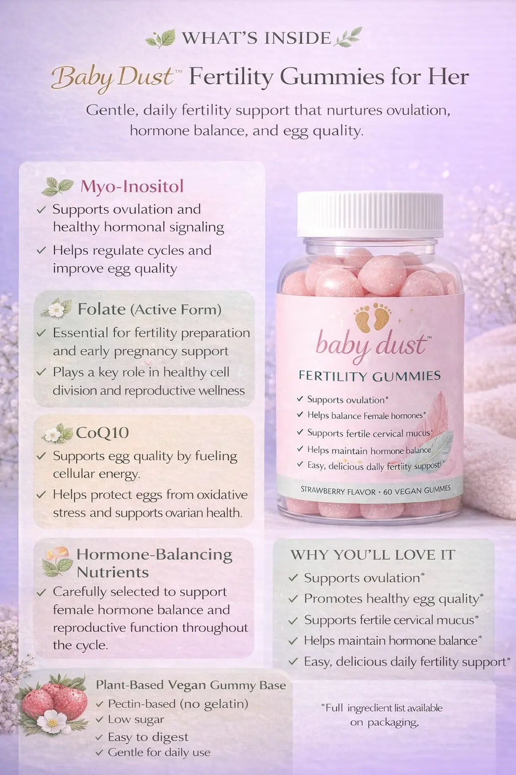 Fertility Gummies for Her Briemel