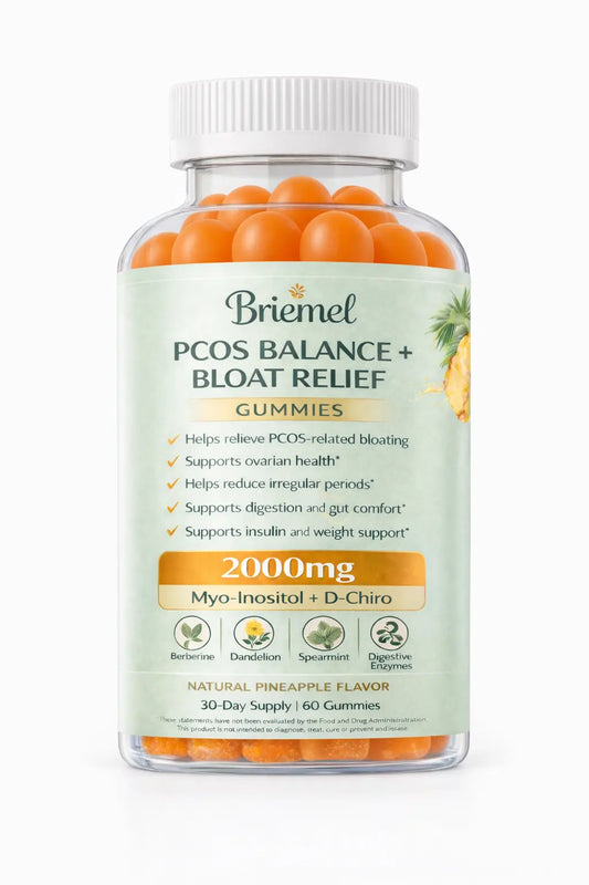 PCOS Balance, Hormone Support & Bloating Relief Gummies Briemel