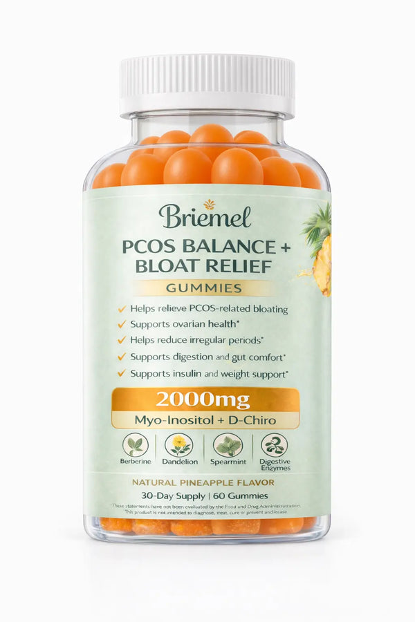 PCOS Balance, Hormone Support & Bloating Relief Gummies Briemel
