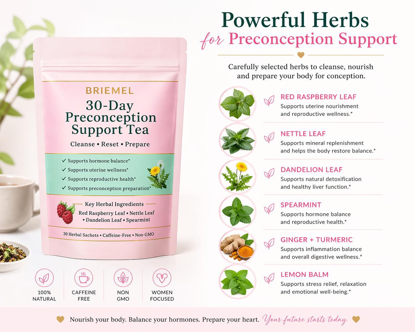 30-Day Pre-Conception Cleanse Tea