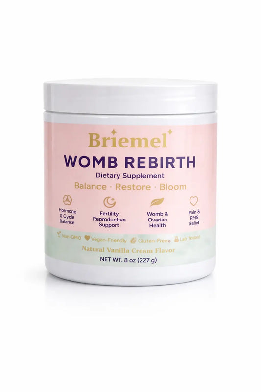 Womb Rebirth – Hormone & Cycle Support Powder (8 oz) Briemel